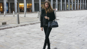 faux fur coat