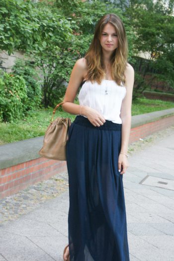 simple – maxiskirt and top