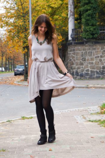 autumn colours and a dress