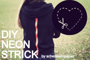 Guestpost: DIY neon knitwear by schereleimpapier