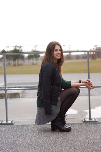 Grey, Green & Black
