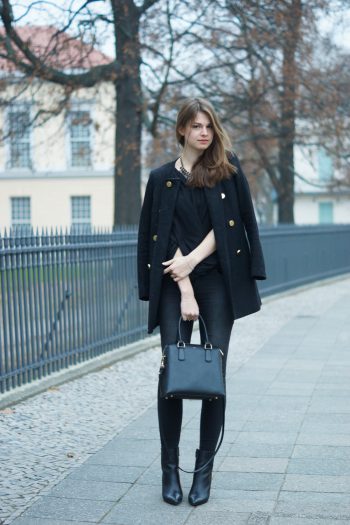 Festive Outfit: Stilettos with faux pony hair