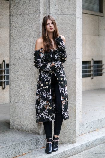 Belted And Off Shoulder