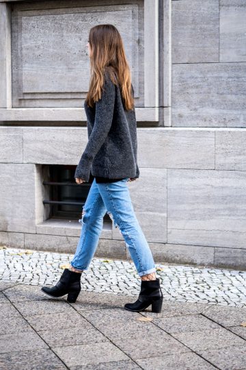 Wie trägt man Boyfriend Jeans