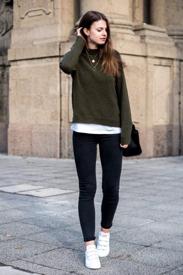 Grüner Lee Pullover