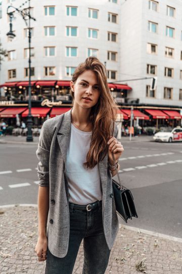 Wie trägt man einen grauen Blazer