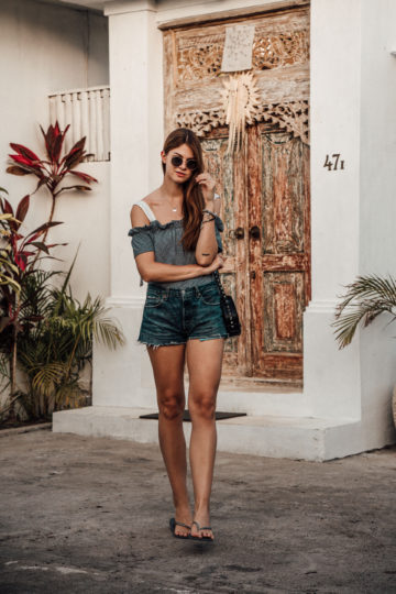 Wie trÃ¤gt man Denim Shorts
