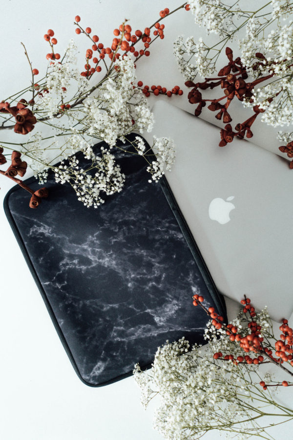 Laptop Tasche caseable Marmor