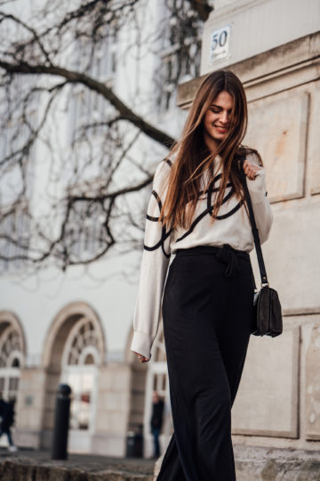 schwarz-weiÃ Outfit