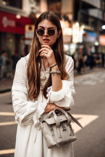 Wie trägt man eine runde Sonnenbrille