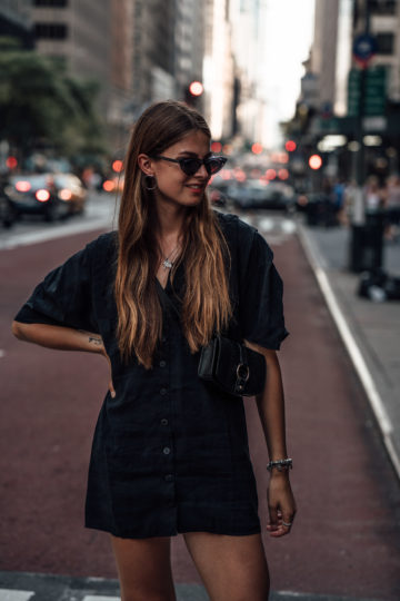 Kleid mit Puffärmeln