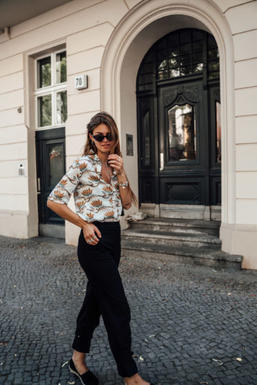 Shirt mit floralem Print