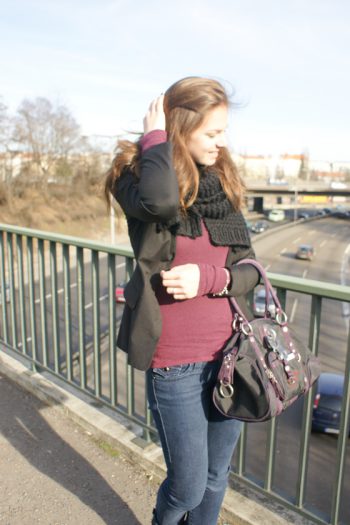 Burgundy Sweater